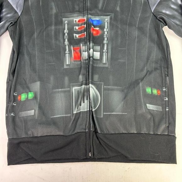 Star Wars Men's Vader is Here All Over Size M Black Full Zip Hoodie Sweatshirt - Picture 9 of 11